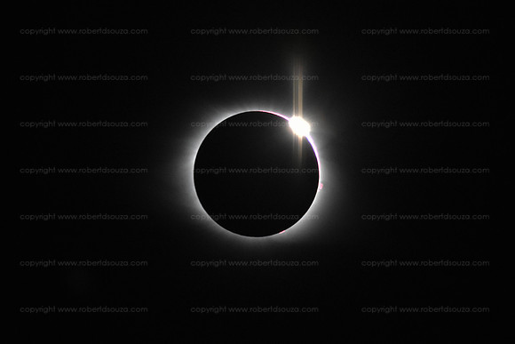 12 Diamond ring effect